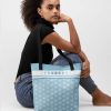 Flower Of Life and Moon Phase Tote Bag Model