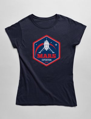 Womens Fashion fit T-Shirt Mars Expedition Navy