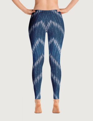 Textured Earth Leggings Back View
