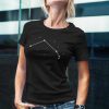 Womens Fashion fit T-Shirt Aries Constellation Black