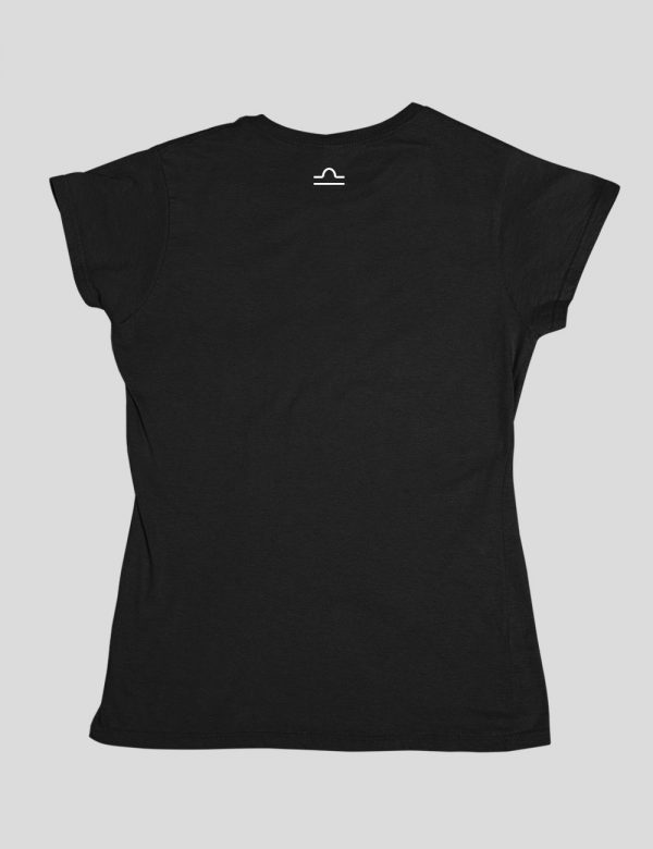 Womens Fashion fit T-Shirt Libra Constellation Back