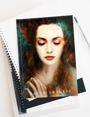 Earth Goddess Notebook Journal Lined Hardcover