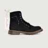 Women's Aries Star Sign Constellation Boot Black Sole Right Outside View