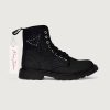 Women's Capricorn Star Sign Constellation Boot Black Sole Right Outside View