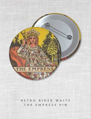 The Empress Retro Rider Waite Tarot Pin