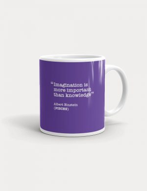 Pisces Famous Quote Coffee or Tea Mug front