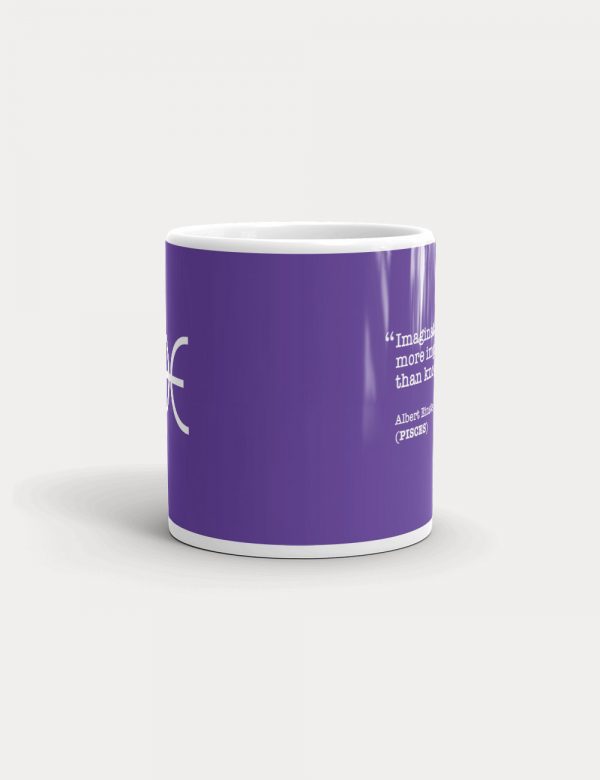 Pisces Famous Quote Coffee or Tea Mug side